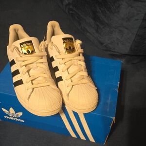 adidas Kids Sneakers in Cream and Black